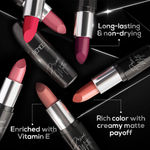 Buy Renee Prime Matte Lipstick 06 Mulberry Wine, Lightweight & Long-Lasting Formula, Creamy Matte Finish, One Swipe Application, Non-Drying, Vitamin E Infused, 4.5 gm - Purplle