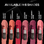 Buy Renee Prime Matte Lipstick 06 Mulberry Wine, Lightweight & Long-Lasting Formula, Creamy Matte Finish, One Swipe Application, Non-Drying, Vitamin E Infused, 4.5 gm - Purplle