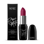 Buy Renee Prime Matte Lipstick 06 Mulberry Wine, Lightweight & Long-Lasting Formula, Creamy Matte Finish, One Swipe Application, Non-Drying, Vitamin E Infused, 4.5 gm - Purplle
