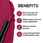Buy Renee Very Matte Lipstick 06 Plum Rush, Intense Color Pay Off, Full Coverage, Long Lasting & Weightless, Easy Glide Formula With Velvety Finish, Suitable For All Occasion, Ideal For Gifting (1.6 gm) - Purplle