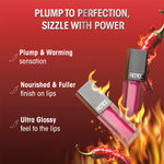 Buy Renee Hot Sauce Plumping Lip Gloss Mauve Pepper, Ultra Glossy Finish, Lightweight & Nourishing, For Fuller Juicy Lips, Jojoba Oil, Sweet Almond Oil & Vitamin E Infused (3 ml) - Purplle