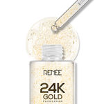 Buy Renee 24K Gold Serum, Moisturizes & Nourishes, Offers Radiant Glow To The Skin, Dewy Finish, Targets Fine Lines And Blemishes, Lightweight & Non-Sticky, For All Skin Type (30 ml) - Purplle