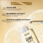 Buy Renee 24K Gold Serum, Moisturizes & Nourishes, Offers Radiant Glow To The Skin, Dewy Finish, Targets Fine Lines And Blemishes, Lightweight & Non-Sticky, For All Skin Type (30 ml) - Purplle