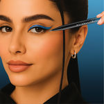 Buy Renee Glitterish Eyeliner 03 Blue, Metallic Pay-Off, Multi-Dimensional Shine | Waterproof, Smudge-Resistant, Shimmery Finish | Precise Application Brush, Quick Drying | Long-Lasting, (0.6 ml) - Purplle