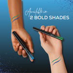 Buy Renee Glitterish Eyeliner 03 Blue, Metallic Pay-Off, Multi-Dimensional Shine | Waterproof, Smudge-Resistant, Shimmery Finish | Precise Application Brush, Quick Drying | Long-Lasting, (0.6 ml) - Purplle