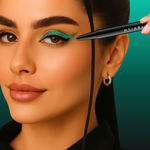 Buy Renee Glitterish Eyeliner 04 Green, Metallic Pay-Off, Multi-Dimensional Shine | Waterproof, Smudge-Resistant, Shimmery Finish | Precise Application Brush, Quick Drying | Long-Lasting, (0.6 ml) - Purplle