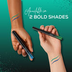 Buy Renee Glitterish Eyeliner 04 Green, Metallic Pay-Off, Multi-Dimensional Shine | Waterproof, Smudge-Resistant, Shimmery Finish | Precise Application Brush, Quick Drying | Long-Lasting, (0.6 ml) - Purplle