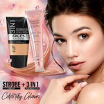 Buy FACES CANADA Strobe Cream - Rose Gold, 30 ml | Primer + Highlighter + Moisturizer | Shea Butter & Hyaluronic Acid | Intense Hydration | Flawless Radiant Dewy Skin | Illuminating & Glowing Makeup Base - Purplle
