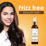 Buy Good Vibes Keratin Smoothening Hair Serum with Keratin & Almond Oil | Reduces Frizz & Smoothens Hair | Adds Shine & Softness | Nourishing & Lightweight Formula | For Frizz-Free, Silky Hair – 50 ml - Purplle