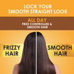 Buy Good Vibes Keratin Smoothening Hair Serum with Keratin & Almond Oil | Reduces Frizz & Smoothens Hair | Adds Shine & Softness | Nourishing & Lightweight Formula | For Frizz-Free, Silky Hair – 50 ml - Purplle