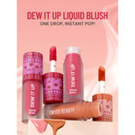 Buy Swiss Beauty Dew It Up Liquid Blush | Dewy Finish| High Colour Payoff | Hydrating | With Vitamin E & C | Muted Pink - 4 ml - Purplle