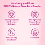 Buy Ponds Natural Glow Face Powder| Pink Glow |30 gm - Purplle