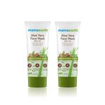 Buy Mamaearth Aloe Vera Face Wash with Aloe Vera & Ashwagandha for a Youthful Glow - 100 ml (Pack of 2) - Purplle