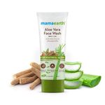 Buy Mamaearth Aloe Vera Face Wash with Aloe Vera & Ashwagandha for a Youthful Glow - 100 ml (Pack of 2) - Purplle