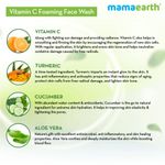 Buy Mamaearth Vitamin C Foaming Face Wash with Vitamin C and Turmeric for Skin Illumination - 150 ml (Pack of 2) - Purplle