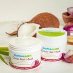 Buy Mamaearth Onion Hair Mask Controls Hairfall And Boosts Hair Growth With Onion & Organic Bamboo Vinegar (200 ml) (Pack of 2) - Purplle