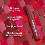 Buy Mamaearth Moisture Matte Longstay Mini Lipstick with Avocado Oil & Vitamin E for 12 Hour Long Stay-02 Plum Punch - 0.7 gm (Pack of 2) - Purplle