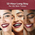 Buy Mamaearth Moisture Matte Longstay Mini Lipstick with Avocado Oil & Vitamin E for 12 Hour Long Stay-02 Plum Punch - 0.7 gm (Pack of 2) - Purplle