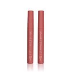 Buy Mamaearth Moisture Matte Longstay Mini Lipstick with Avocado Oil & Vitamin E for 12 Hour Long Stay-01 Carnation Nude - 0.7 gm (Pack of 2) - Purplle