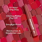 Buy Mamaearth Moisture Matte Longstay Mini Lipstick with Avocado Oil & Vitamin E for 12 Hour Long Stay-01 Carnation Nude - 0.7 gm (Pack of 2) - Purplle