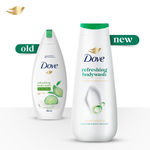 Buy Dove Refreshing Bodywash with Triple Hydration Serum, 300 ml - Purplle