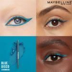 Buy Maybelline New York Tattoo Liner Gel Pencil, Sharpenable Eyeliner, Waterproof Eyeliner, 36H Wear, Blue Disco, Shimmer Finish, 1.2 gm - Purplle