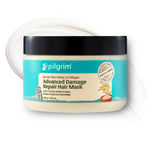 Buy Pilgrim Korean Rice Water & Collagen Advanced Damage Repair Shampoo + Conditioner + Hair Mask | Hair Fall Control, Soft & Silky Hair | 200 ml +200 ml +200 gm | Combo of 3, Haircare Kit - Purplle