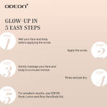 Buy Odeon Brightening Turmeric & Yogurt Face and Body Scrub I Gentle Exfoliating Scrub for Glowing Skin I Reduces Tan - 100 ml - Purplle