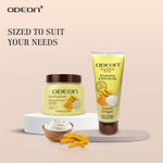 Buy Odeon Brightening Turmeric & Yogurt Face and Body Scrub I Gentle Exfoliating Scrub for Glowing Skin I Reduces Tan - 100 ml - Purplle