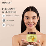 Buy Odeon Brightening Turmeric & Yogurt Face and Body Scrub I Gentle Exfoliating Scrub for Glowing Skin I Reduces Tan - 300 ml - Purplle
