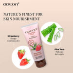 Buy Odeon Nourishing Strawberry & Aloe Vera Face & Body Scrub I Gentle Exfoliating Scrub for Reducing Dark Spots I Reduces Tan - 100 ml - Purplle