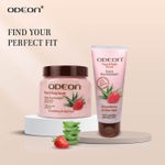 Buy Odeon Nourishing Strawberry & Aloe Vera Face & Body Scrub I Gentle Exfoliating Scrub for Reducing Dark Spots I Reduces Tan - 100 ml - Purplle