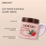 Buy Odeon Nourishing Strawberry & Aloe Vera Face & Body Scrub I Gentle Exfoliating Scrub for Reducing Dark Spots I Reduces Tan - 300 ml - Purplle