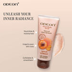 Buy Odeon Nourishing Apricot & Almond Face and Body Scrub - Gentle Exfoliating Scrub for Even Skin Tone I Reduces Tan - 100 ml - Purplle