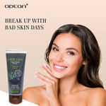 Buy Odeon Detoxing Charcoal & Tea Tree Face and Body Scrub I Gentle Exfoliating Scrub for Acne Prone Skin I Helps control Excess Oil - 100 ml - Purplle
