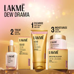 Buy Lakme Dew Drama Facewash with Pro-Ceramides & 6% Vitamin E + B3 + F Complex for Glowing Skin, 100 gm | Creamy Cleanser for Soft and Hydrated Skin - Purplle