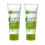 Buy Garnier Skin Naturals Pure Active Neem Face Wash (100 g) Pack of 2 - Purplle