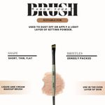 Buy Makeup By Siti Professional Highlighting & Lash Makeup Brush (15 gm) - Purplle