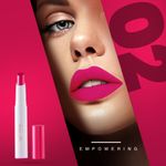 Buy MARS Matte Non-Transfer Butter Smooth Lipstick | Up to 12 Hours Long Lasting | Smudge Proof and Waterproof Lipstick for Women (3.5 gm) (02-Empowering) - Purplle