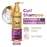 Buy Streax Curl Hair Shampoo, 240 ml for Dry, Frizzy, Wavy , Curly & Damaged Hair |Moisturising & Hydrating Shampoo - Purplle