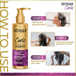 Buy Streax Curl Hair Shampoo, 240 ml for Dry, Frizzy, Wavy , Curly & Damaged Hair |Moisturising & Hydrating Shampoo - Purplle
