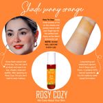 Buy Rosy Cozy Lip And Cheek Tint (Sunny) For Women And Girls | 100% Organic With Pure & Natural Ingredients | Waterproof Long Lasting Lip & Cheek Tint Liquid Lip Tint Liquid Lip And Cheeck Tint 10 ml - Purplle