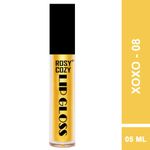 Buy Rosy Cozy Lip Gloss Shimmer | Shade Xoxo | Color Golden | High Glossy, High Shine Enriched With Vitamin E | Light Weight, Long Lasting, Non Sticky Hydrating Lipgloss 5 ml - Purplle
