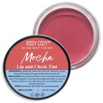 Buy Rosy Cozy Lip And Cheek Tint In Cream (Mocha) For Women And Girls | 100% Organic With Pure & Natural Ingredients | Waterproof Long Lasting Lip & Cheek Tint Cream Lip Tint Cream Lip Moisturizer Cheek Moisturizer Lip Face Tint Lip Stain 8 gm - Purplle
