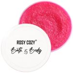 Buy Rosy Cozy Exfoliating Body Scrub Strawberry Flavour | Deeply Nourishing |Moisturises & Brightens Skin | Sulphate Free | No Paraben 50 gm - Purplle
