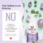 Buy Mylo Anti Hair Fall Shampoo with Onion Oil & Bhringraj for Hair Fall Control and Frizz Free Hair 200 ml - Purplle