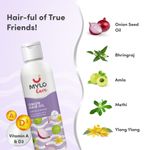 Buy Mylo Anti Hair Fall Oil With Onion & Argan Oil For Hair Growth Reduce, Hair Breakage 200 ml - Purplle