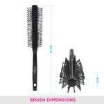 Buy Vega Round Hair Brush | for Adding Curls, Volume & Waves in Hair| Men and Women| All Hair Types (R3-RB) 1 pc - Purplle
