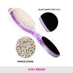 Buy Vega 4 in 1 Foot Pedicure Brush, Pumice Stone, Scrubber & File for Soft Care (PD-02) 1 pc - Purplle