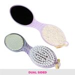 Buy Vega 4 in 1 Foot Pedicure Brush, Pumice Stone, Scrubber & File for Soft Care (PD-02) 1 pc - Purplle